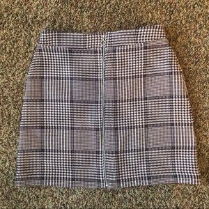 Monoprix femme pattered high waisted skirt